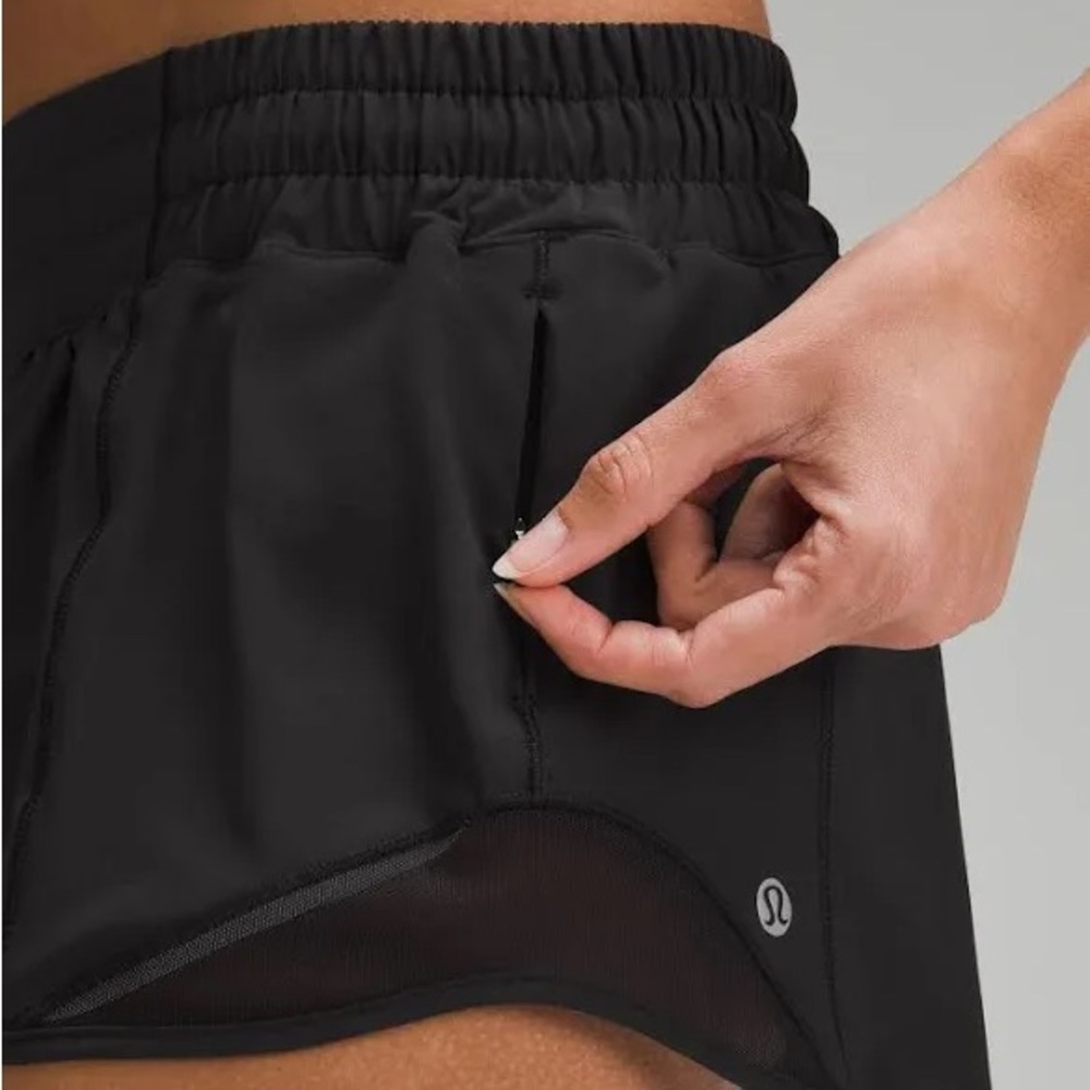 lululemon athletica Hotty Hots Women's Black Athletic Shorts